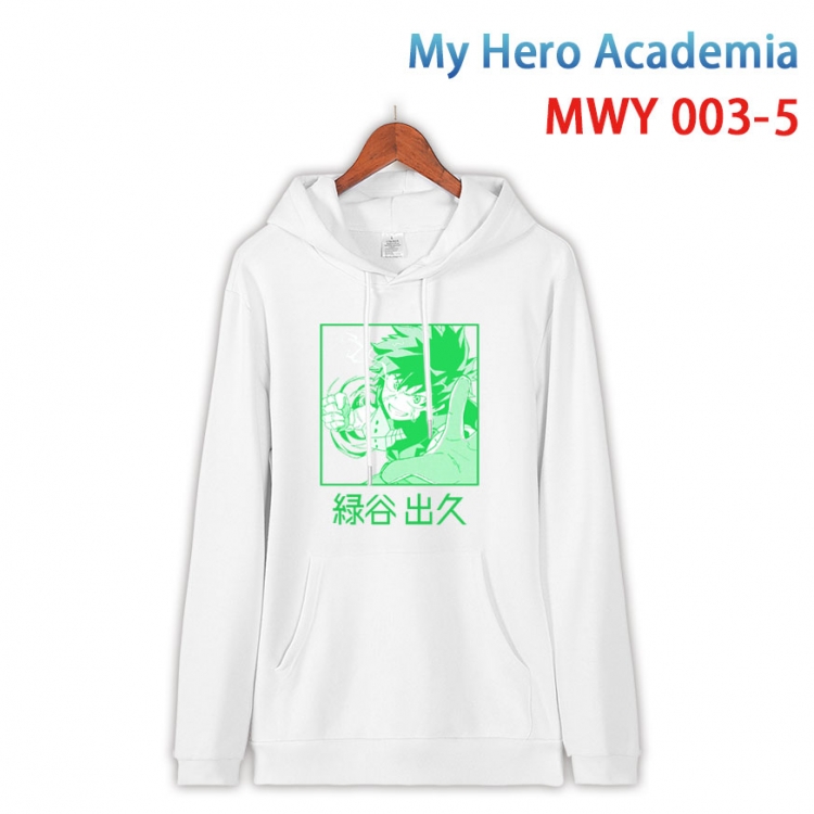 My Hero Academia Pure cotton casual sweater with Hoodie  from S to 4XL  MWY 003 5