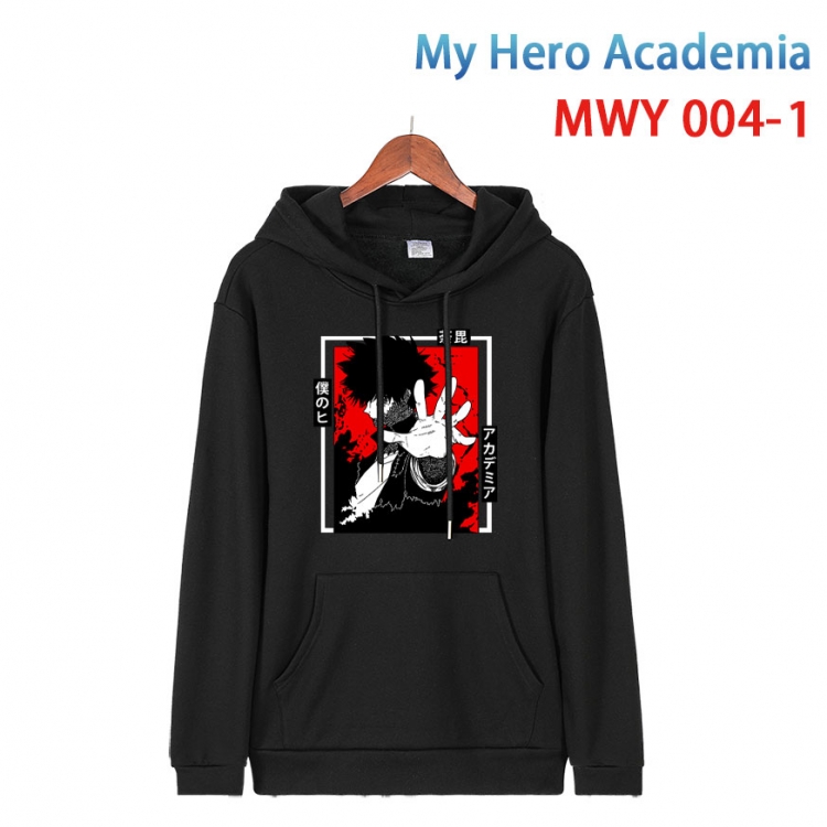 My Hero Academia Pure cotton casual sweater with Hoodie  from S to 4XL   MWY 004 1