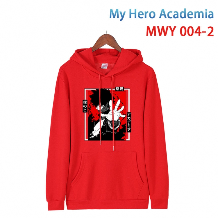 My Hero Academia Pure cotton casual sweater with Hoodie  from S to 4XL MWY 004 2