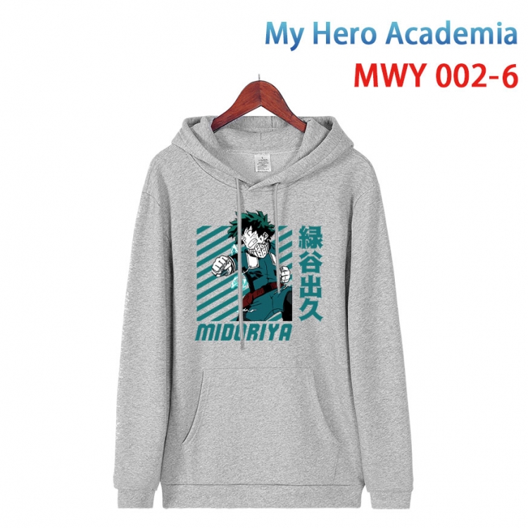 My Hero Academia Pure cotton casual sweater with Hoodie  from S to 4XL  MWY 002 6