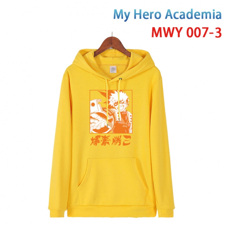 My Hero Academia Pure cotton casual sweater with Hoodie  from S to 4XL  MWY 007 3
