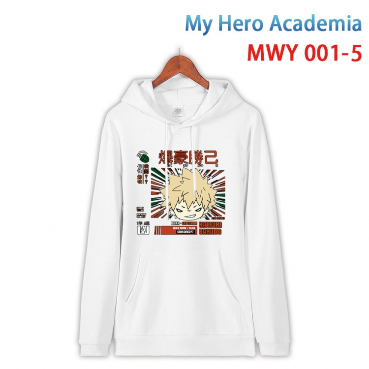 My Hero Academia Pure cotton casual sweater with Hoodie  from S to 4XL  MWY 001 5