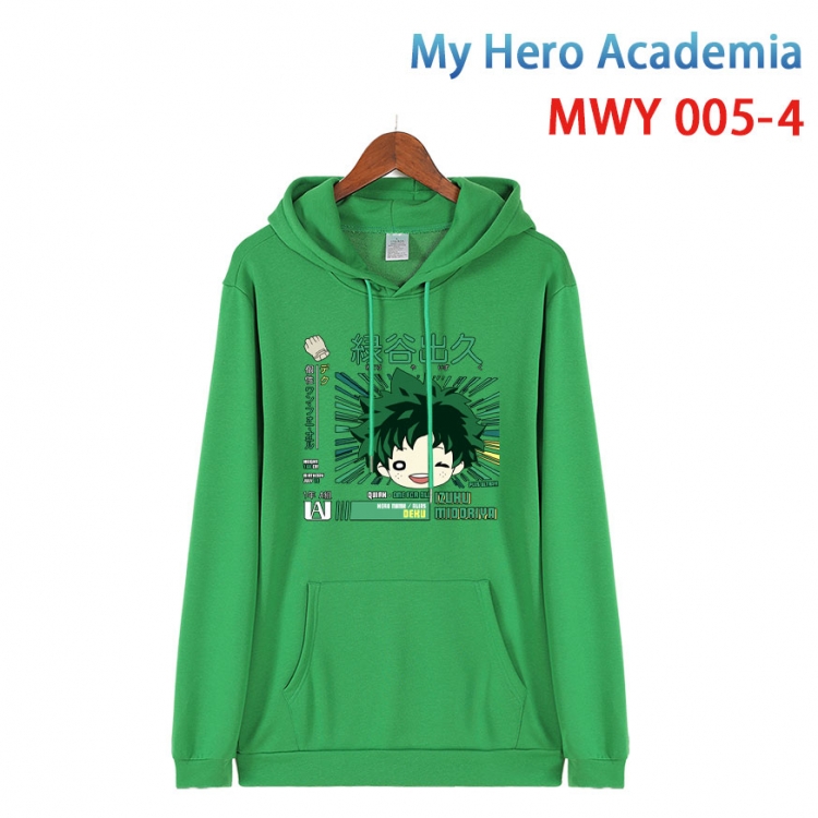 My Hero Academia Pure cotton casual sweater with Hoodie  from S to 4XL MWY 005 4