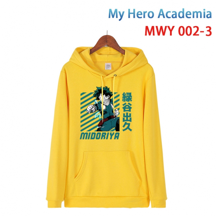 My Hero Academia Pure cotton casual sweater with Hoodie  from S to 4XL  MWY 002 3