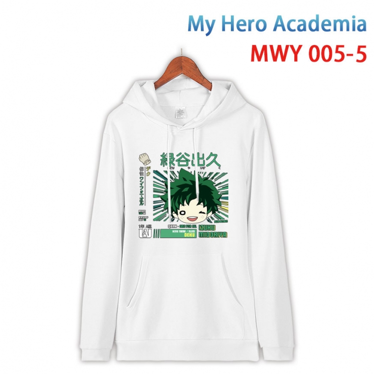 My Hero Academia Pure cotton casual sweater with Hoodie  from S to 4XL MWY 005 5