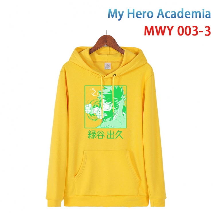 My Hero Academia Pure cotton casual sweater with Hoodie  from S to 4XL  MWY 003 3