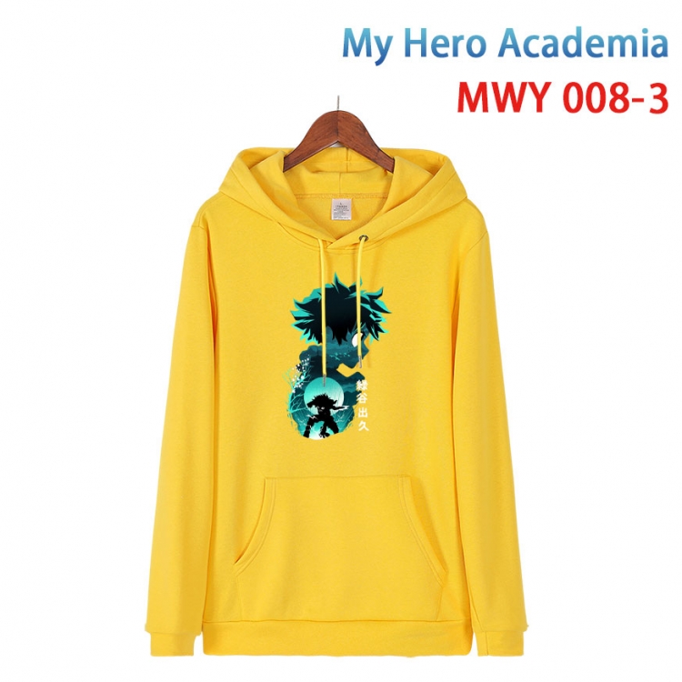 My Hero Academia Pure cotton casual sweater with Hoodie  from S to 4XL  MWY 008 3
