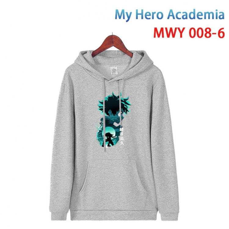 My Hero Academia Pure cotton casual sweater with Hoodie  from S to 4XL  MWY 008 6