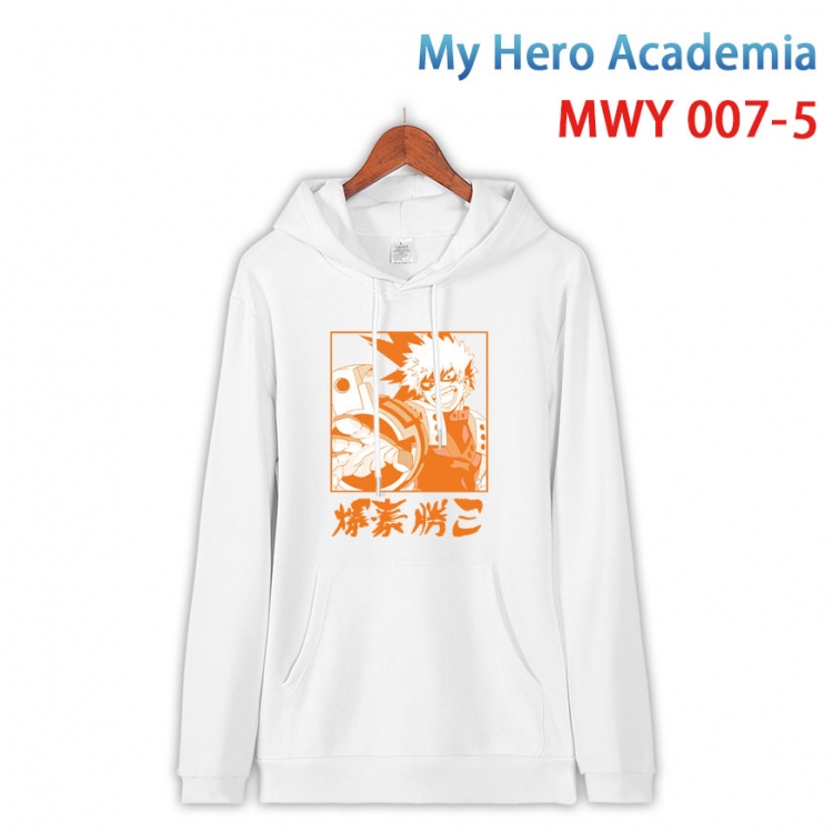 My Hero Academia Pure cotton casual sweater with Hoodie  from S to 4XL MWY 007 5