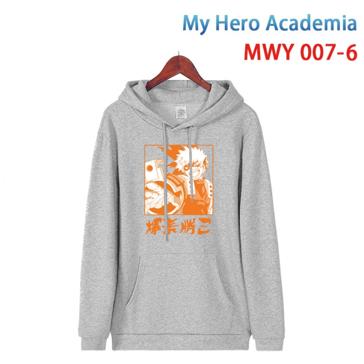 My Hero Academia Pure cotton casual sweater with Hoodie  from S to 4XL MWY 007 6