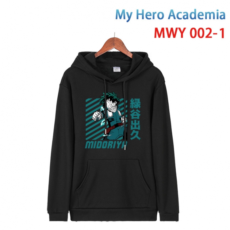 My Hero Academia Pure cotton casual sweater with Hoodie  from S to 4XL  MWY 002 1