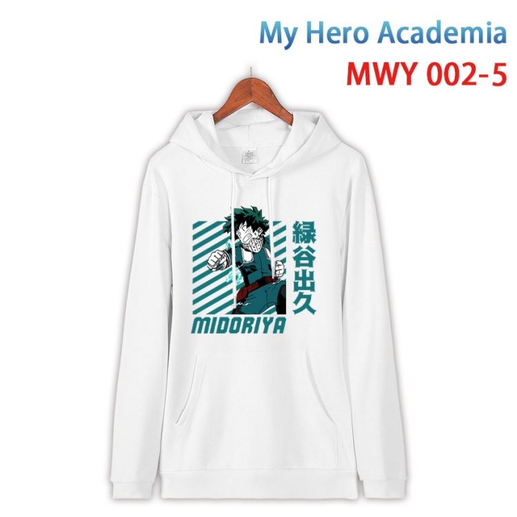 My Hero Academia Pure cotton casual sweater with Hoodie  from S to 4XL MWY 002 5