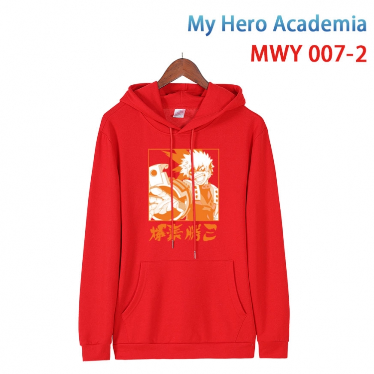 My Hero Academia Pure cotton casual sweater with Hoodie  from S to 4XL MWY 007 2