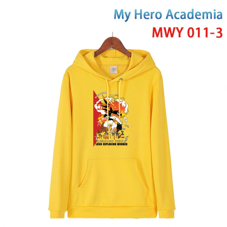 My Hero Academia Pure cotton casual sweater with Hoodie from S to 4XL MWY 011 3
