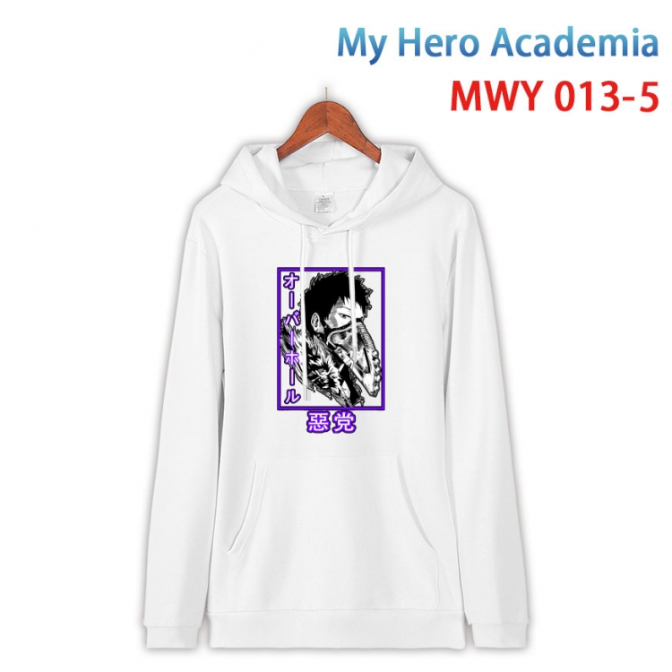 My Hero Academia Pure cotton casual sweater with Hoodie from S to 4XL MWY 013 5