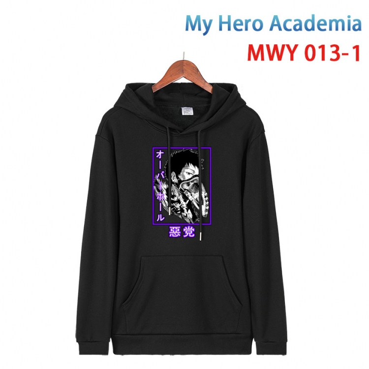 My Hero Academia Pure cotton casual sweater with Hoodie from S to 4XL MWY 013 1