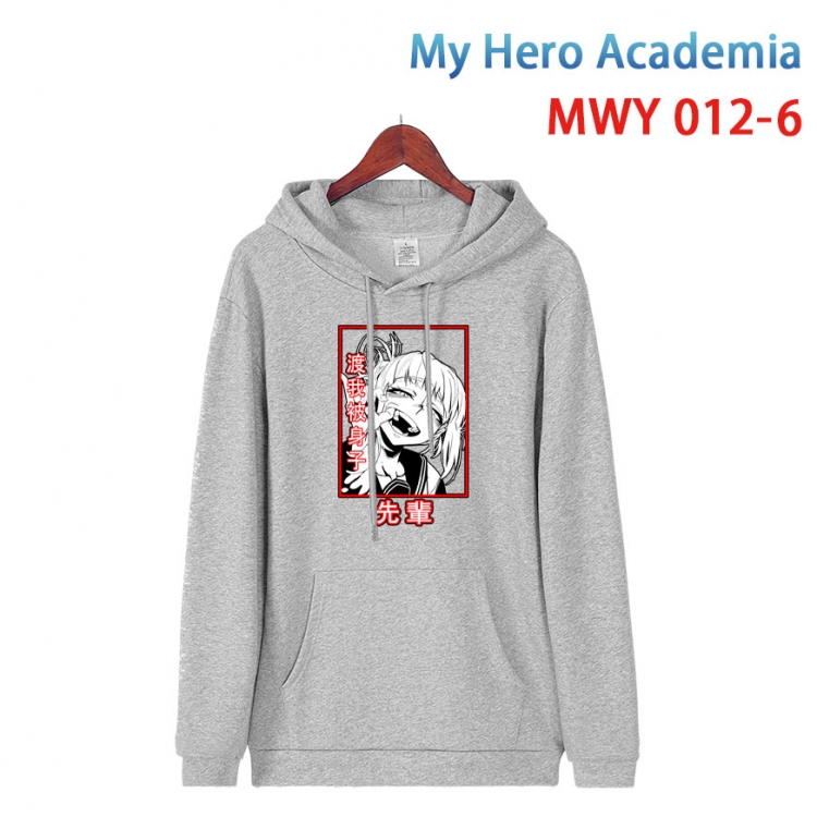 My Hero Academia Pure cotton casual sweater with Hoodie from S to 4XL MWY 012 6