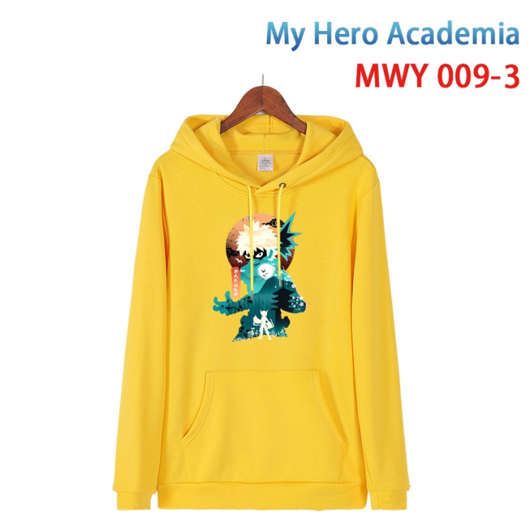 My Hero Academia Pure cotton casual sweater with Hoodie from S to 4XL MWY 009 3