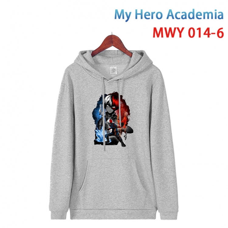 My Hero Academia Pure cotton casual sweater with Hoodie from S to 4XL  MWY 014 6
