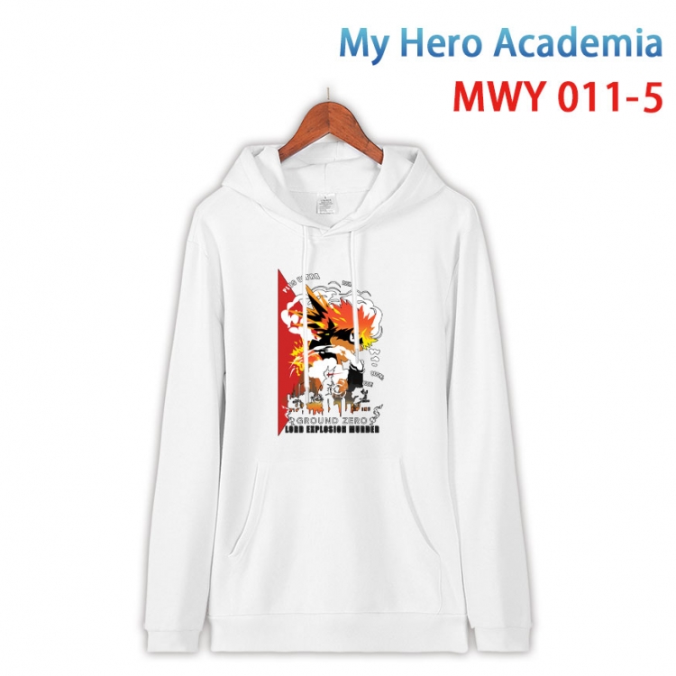 My Hero Academia Pure cotton casual sweater with Hoodie from S to 4XL MWY 011 5