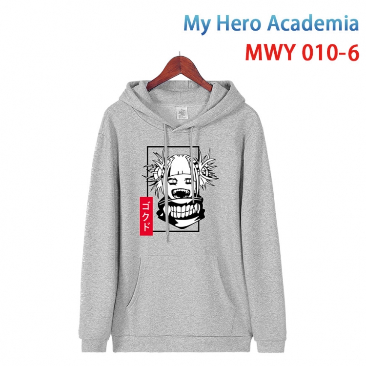 My Hero Academia Pure cotton casual sweater with Hoodie from S to 4XL MWY 010 6