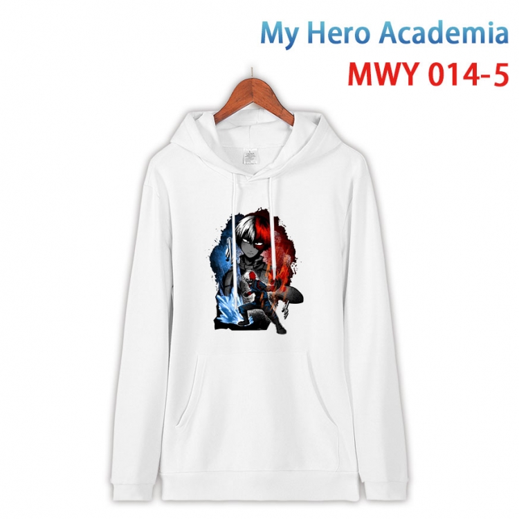My Hero Academia Pure cotton casual sweater with Hoodie from S to 4XL MWY 014 5