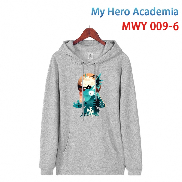 My Hero Academia Pure cotton casual sweater with Hoodie from S to 4XL MWY 009 6  L