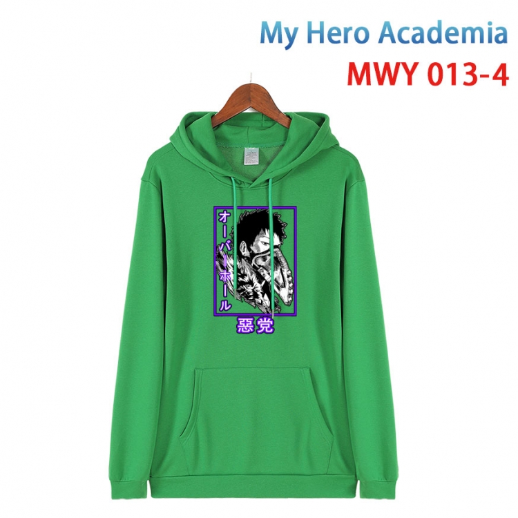 My Hero Academia Pure cotton casual sweater with Hoodie from S to 4XL MWY 013 4