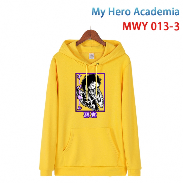 My Hero Academia Pure cotton casual sweater with Hoodie from S to 4XL MWY 013 3