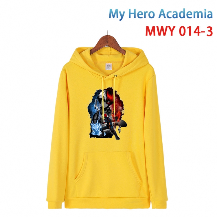 My Hero Academia Pure cotton casual sweater with Hoodie from S to 4XL MWY 014 3