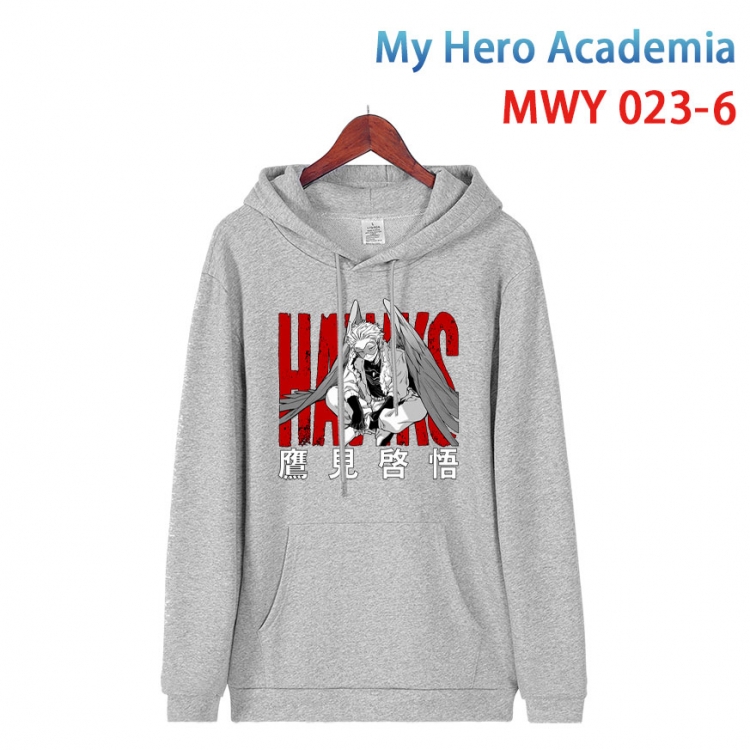 My Hero Academia Pure cotton casual sweater with Hoodie from S to 4XL MWY 023 6