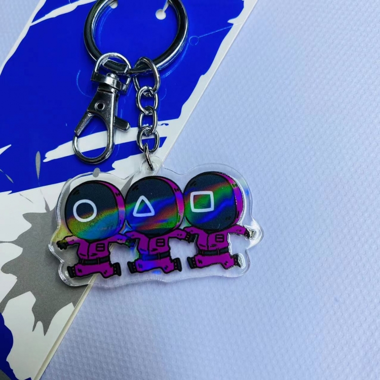 Squid game  The New Metal keychain pendant  943 price for 5 pcs