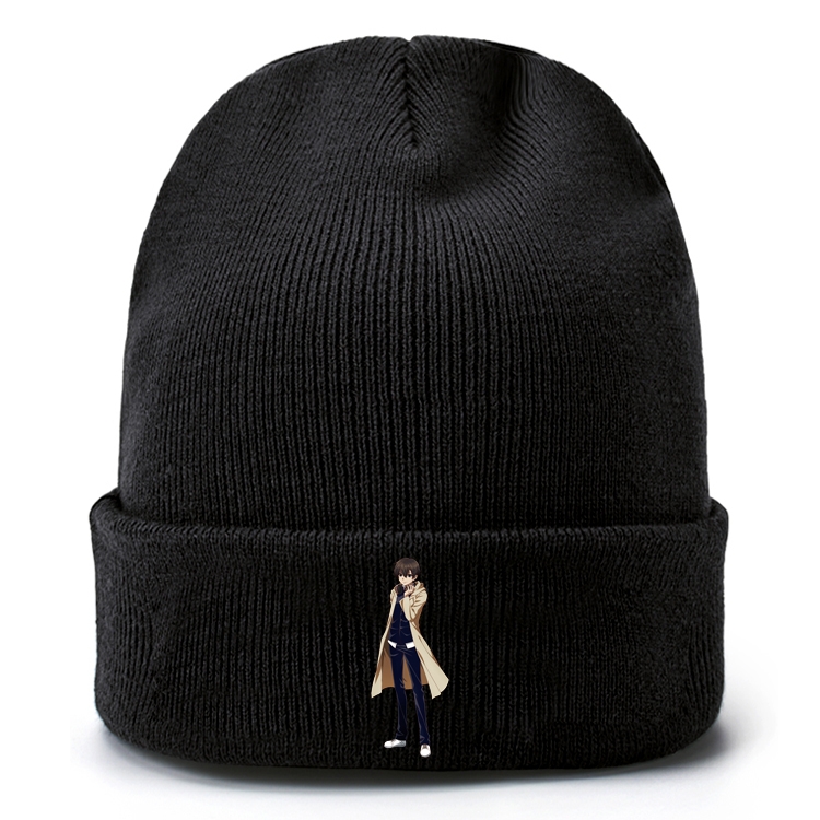 Meet for 5 seconds to start fighting Anime knitted hat woolen hat