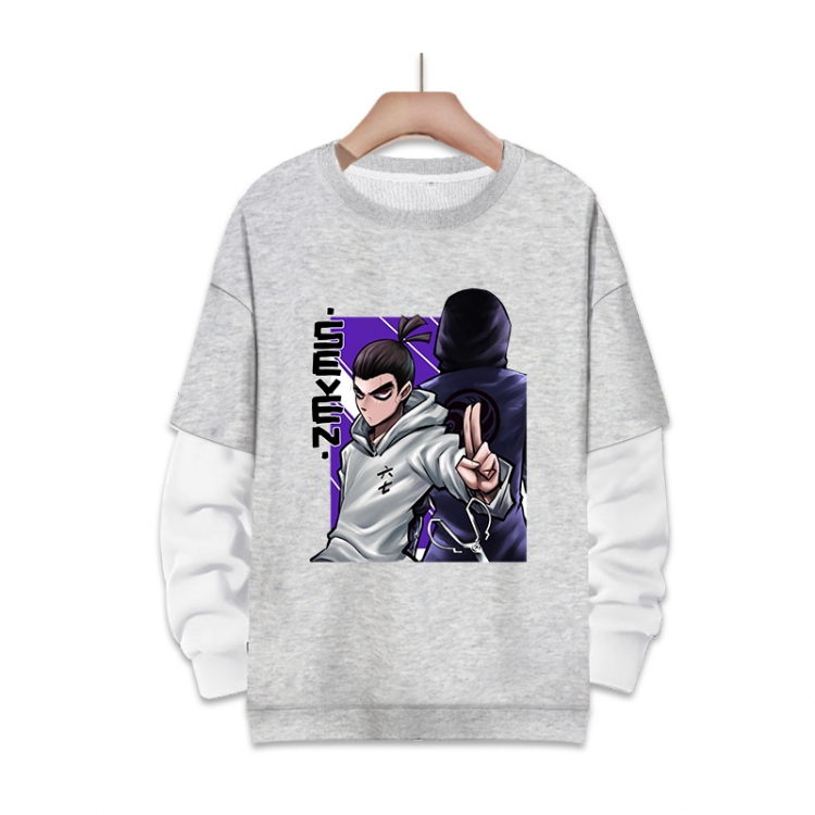 Scissor Seven   Anime fake two-piece thick hooded sweater from S to 3XL