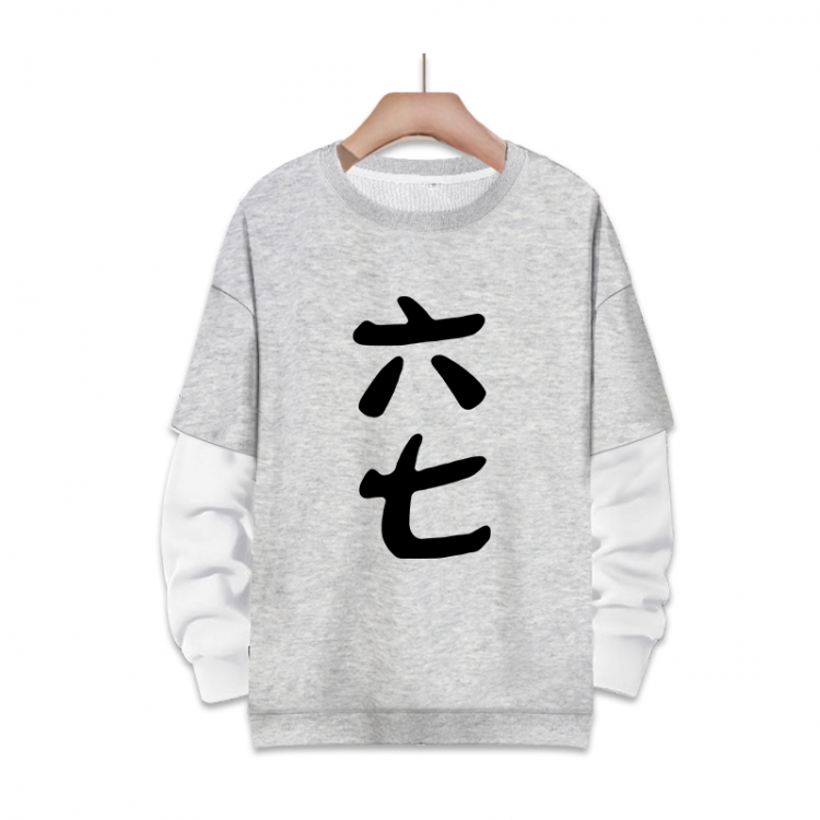 Scissor Seven   Anime fake two-piece thick hooded sweater from S to 3XL