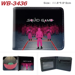Squid Game color  two-fold lea...