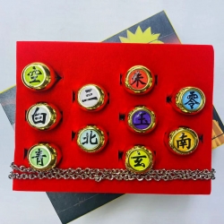 Naruto Boxed Ring Necklace Set...
