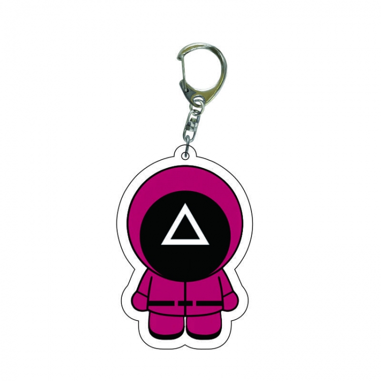 Squid game Anime acrylic Key Chain  price for 5 pcs 7951