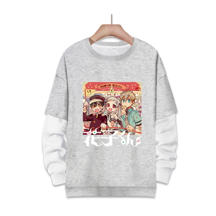 Toilet-Bound Hanako-kun Anime fake two-piece thick round neck sweater from S to 3XL