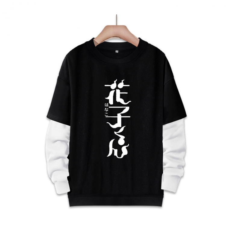 Toilet-Bound Hanako-kun Anime fake two-piece thick round neck sweater from S to 3XL