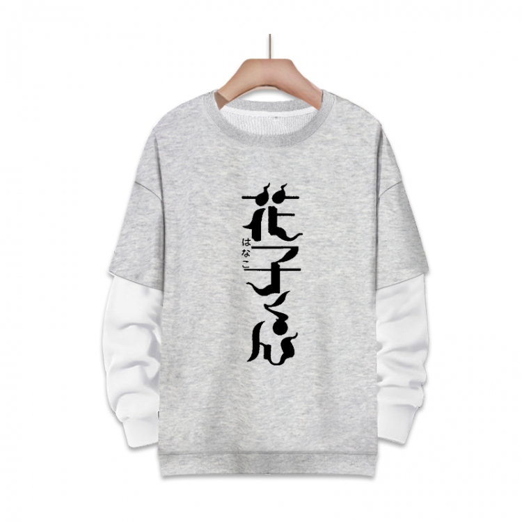 Toilet-Bound Hanako-kun Anime fake two-piece thick round neck sweater from S to 3XL