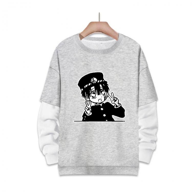 Toilet-Bound Hanako-kun Anime fake two-piece thick round neck sweater from S to 3XL