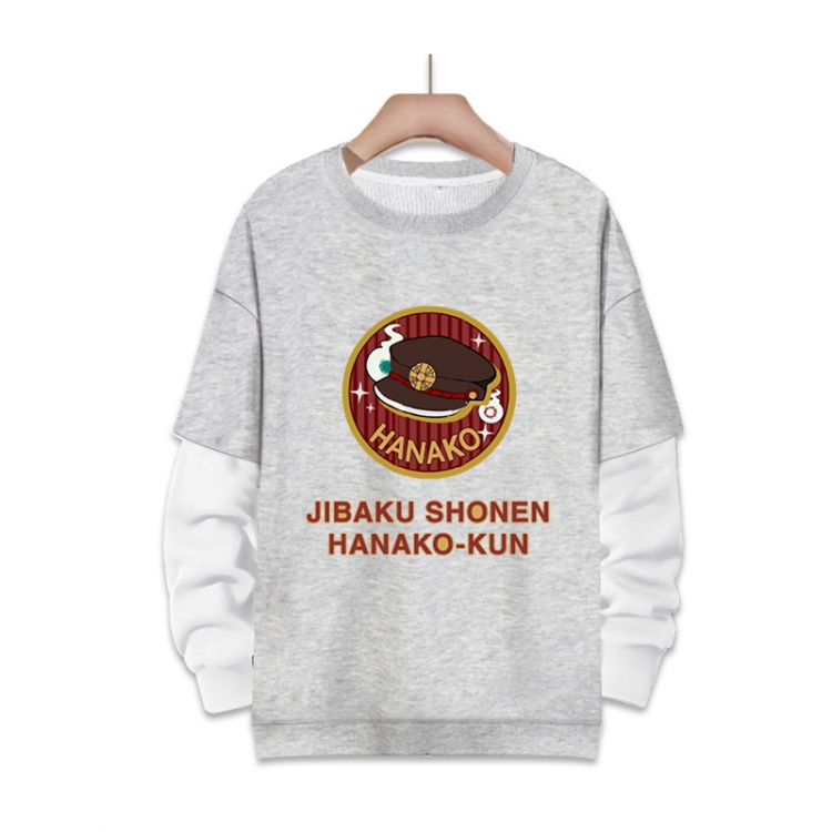 Toilet-Bound Hanako-kun Anime fake two-piece thick round neck sweater from S to 3XL