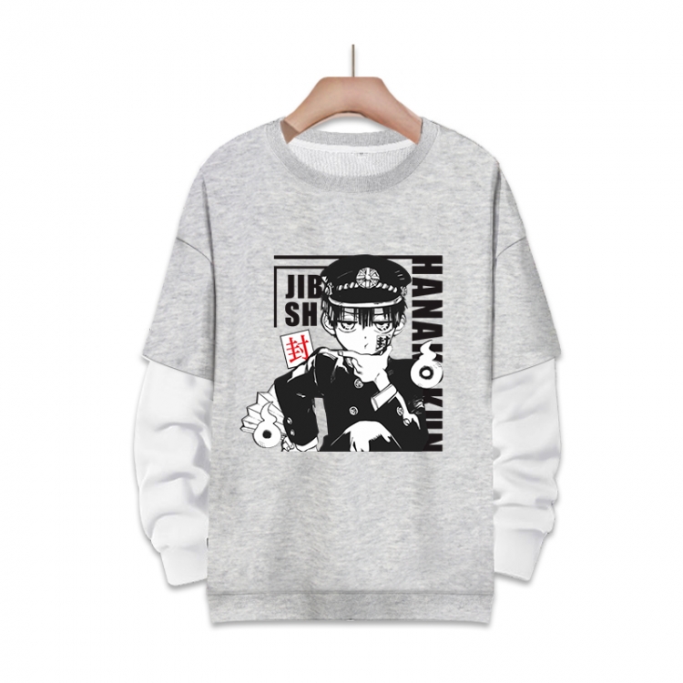 Toilet-Bound Hanako-kun Anime fake two-piece thick round neck sweater from S to 3XL