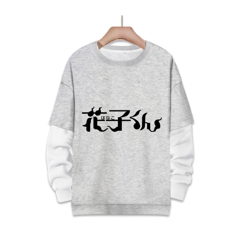 Toilet-Bound Hanako-kun Anime fake two-piece thick round neck sweater from S to 3XL