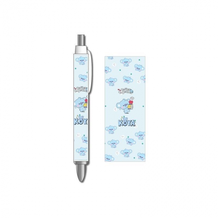 BTS Cartoon baby student ballpoint pen price for 5 pcs