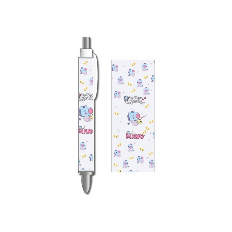 BTS Cartoon baby student ballpoint pen price for 5 pcs