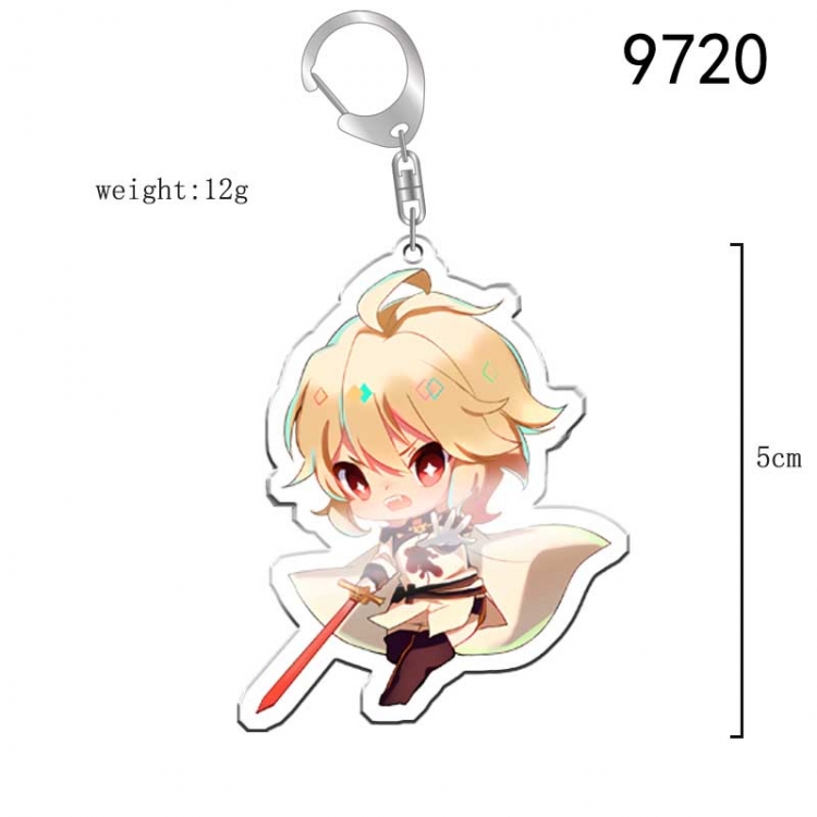 Seraph of the end  Anime acrylic Key Chain  price for 5 pcs 9720