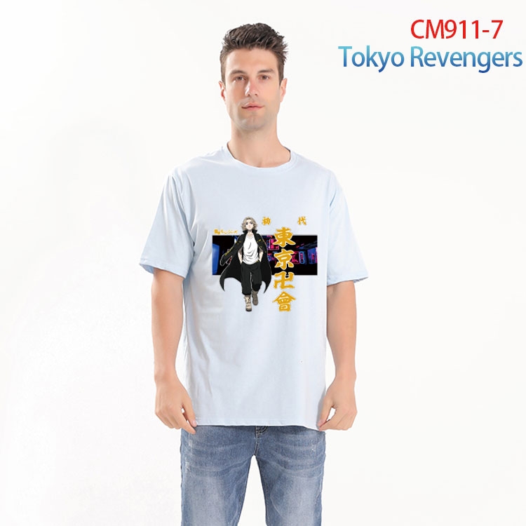 Tokyo Revengers Printed short-sleeved cotton T-shirt from S to 4XL CM-911-7