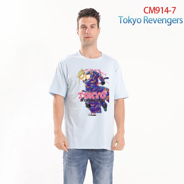 Tokyo Revengers Printed short-sleeved cotton T-shirt from S to 4XL CM-914-7